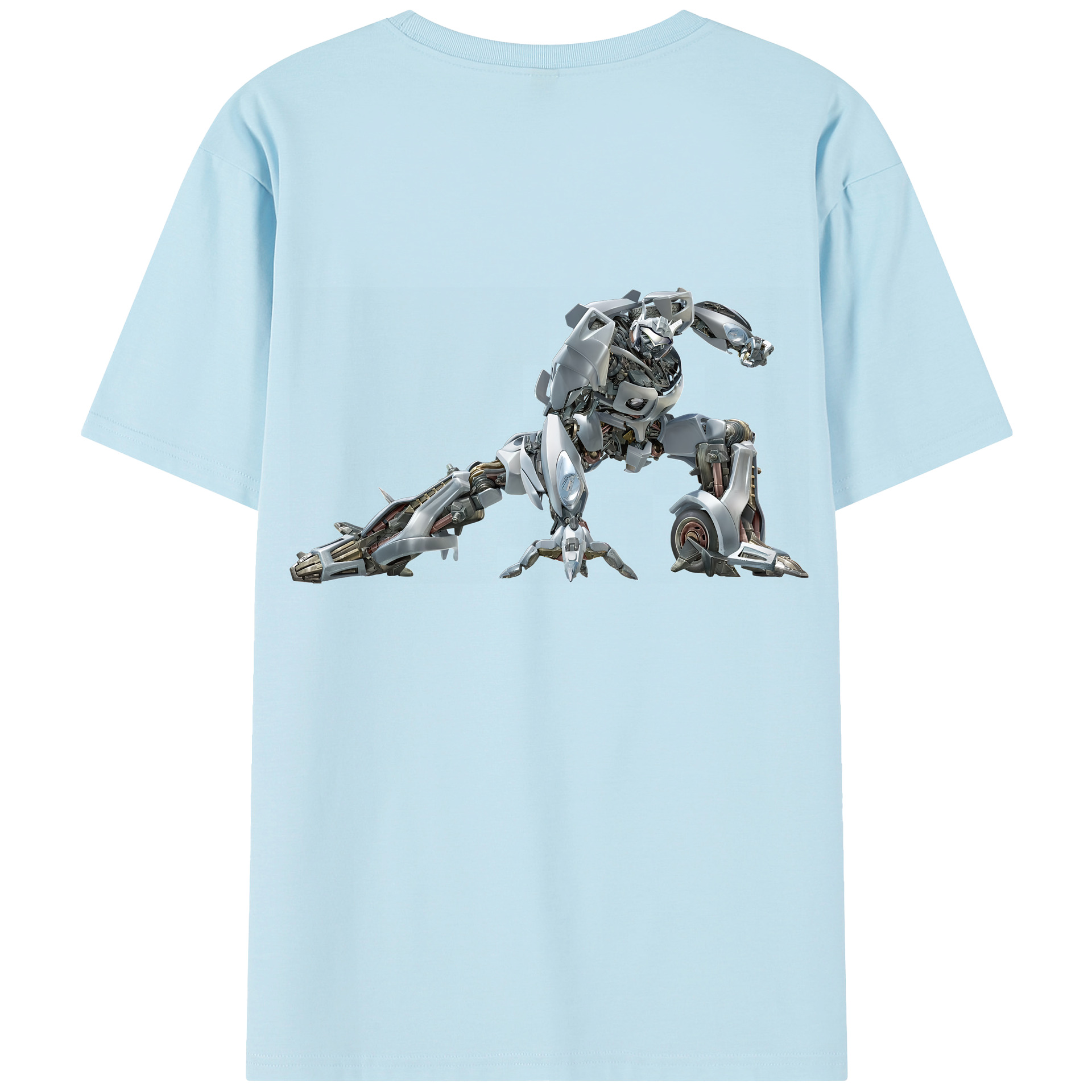 （画像用） Transformers トランスフォーマー 綿100％半袖Tシャツ（背面プリント）